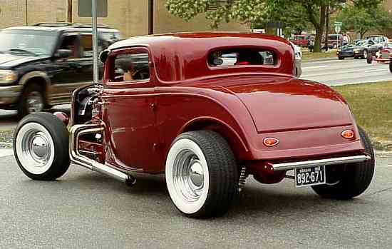 Ford 1934 chopped and fenderless Foto Bill Zinchuck